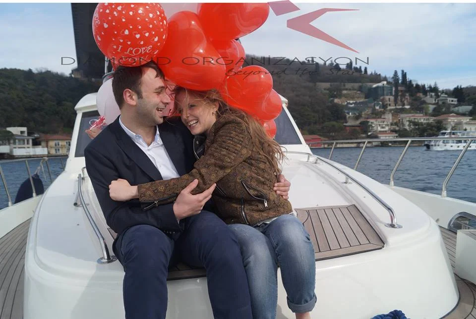tekne balon evlilik teklifi